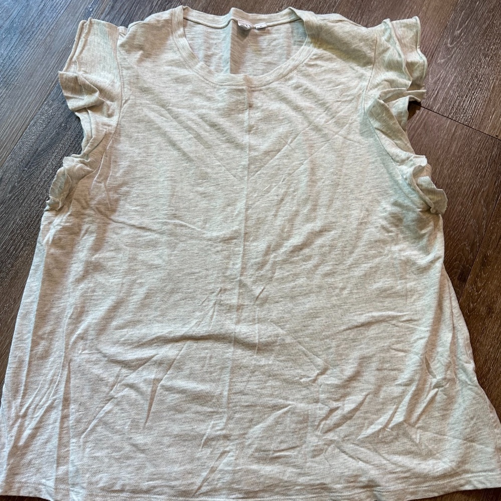 Gap T-Shirt Ruffle Tank